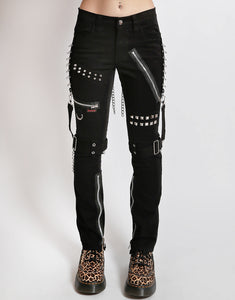 STUDDED BONDAGE PANT – trashandvaudeville