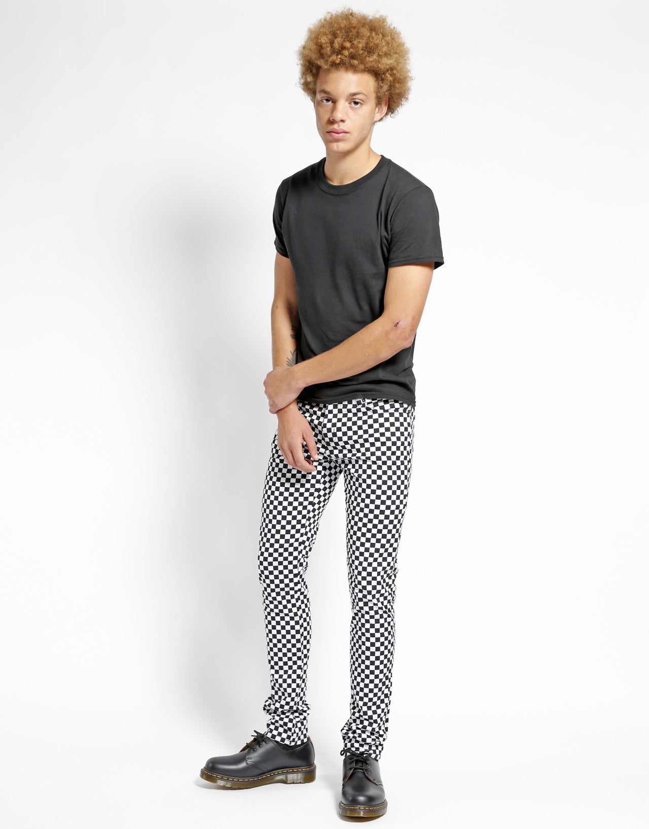Checkerboard Rocker Jean