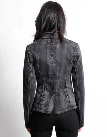 PEACE JACKET BLACK WASH