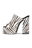 LUNA-LUV-F BLACK/WHITE ZEBRA