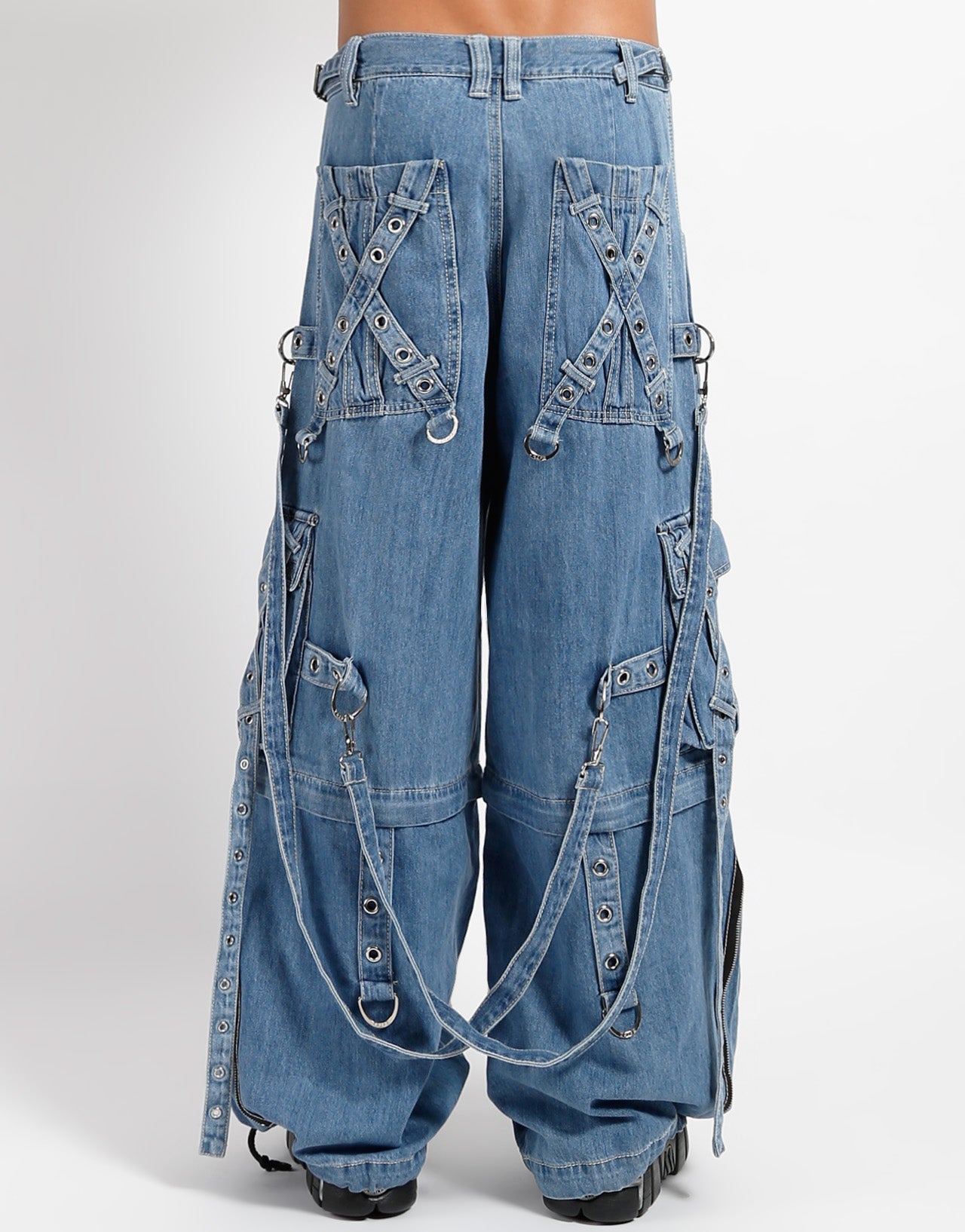X-STRAP PANT LIGHT BLUE DENIM