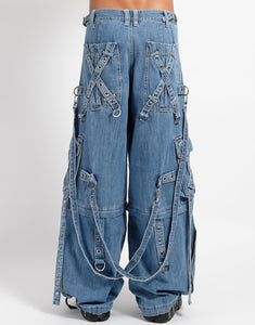 X-STRAP PANT LIGHT BLUE DENIM