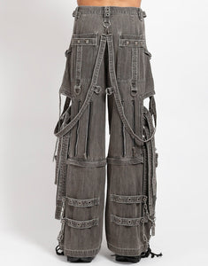 SUPER CUT OUT PANT BLACK DENIM – trashandvaudeville