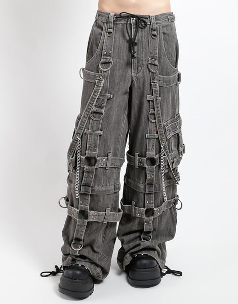 【SATIIIZ】Dayran track denim pants SATIIIZ (サティーズ) - デイラントラックデニムパンツ / Dayran