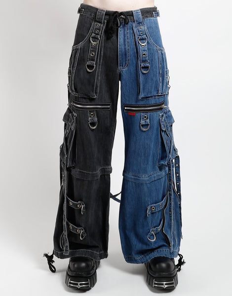 X-STRAP PANT SPLIT DENIM – Trash and Vaudeville