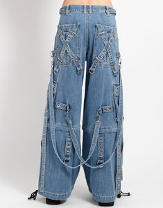 X-STRAP PANT LIGHT BLUE DENIM