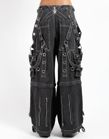 SUPER O-RING PANT BLACK DENIM