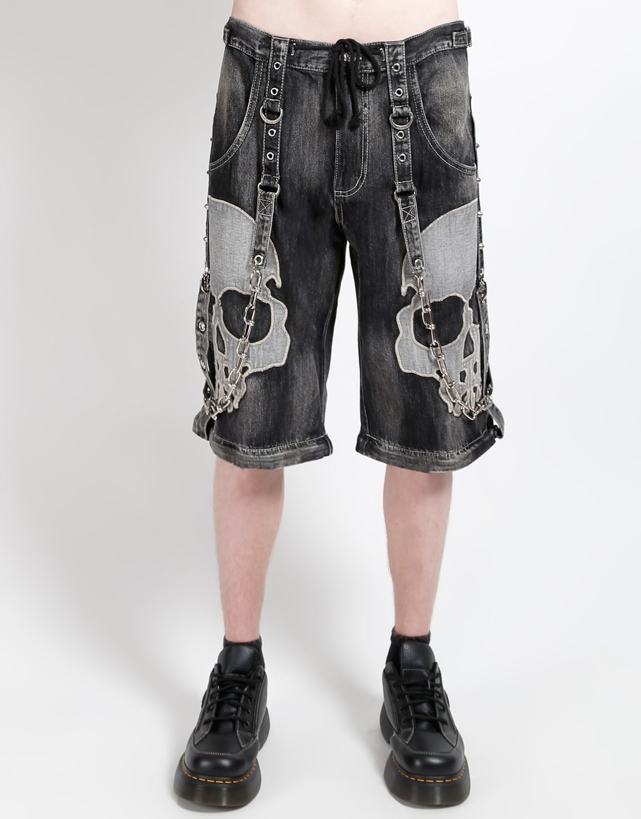 SCARE DARK STREET PANT FOG WASH BLACK DENIM