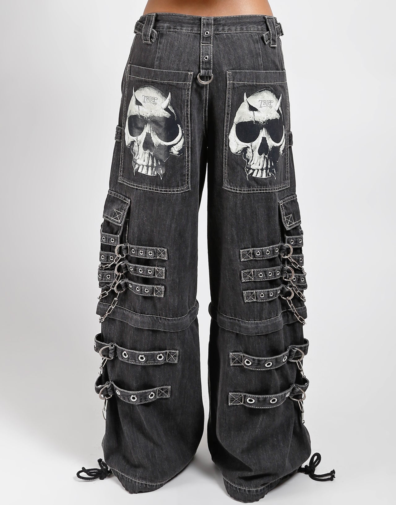 DEVIL SKULL BLACK DENIM