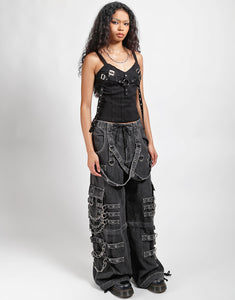 DEVIL SKULL BLACK DENIM