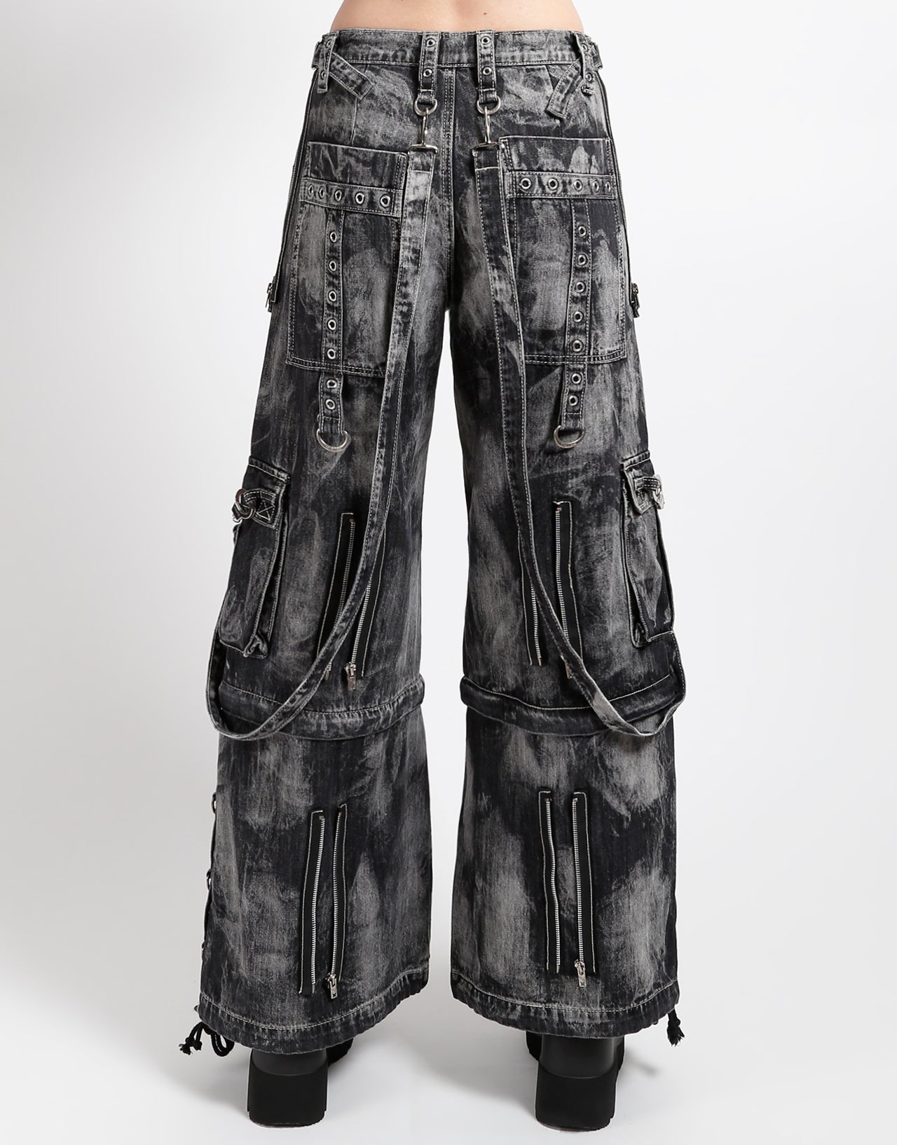 ZIP LOCK PANT STORM WASH BLACK DENIM