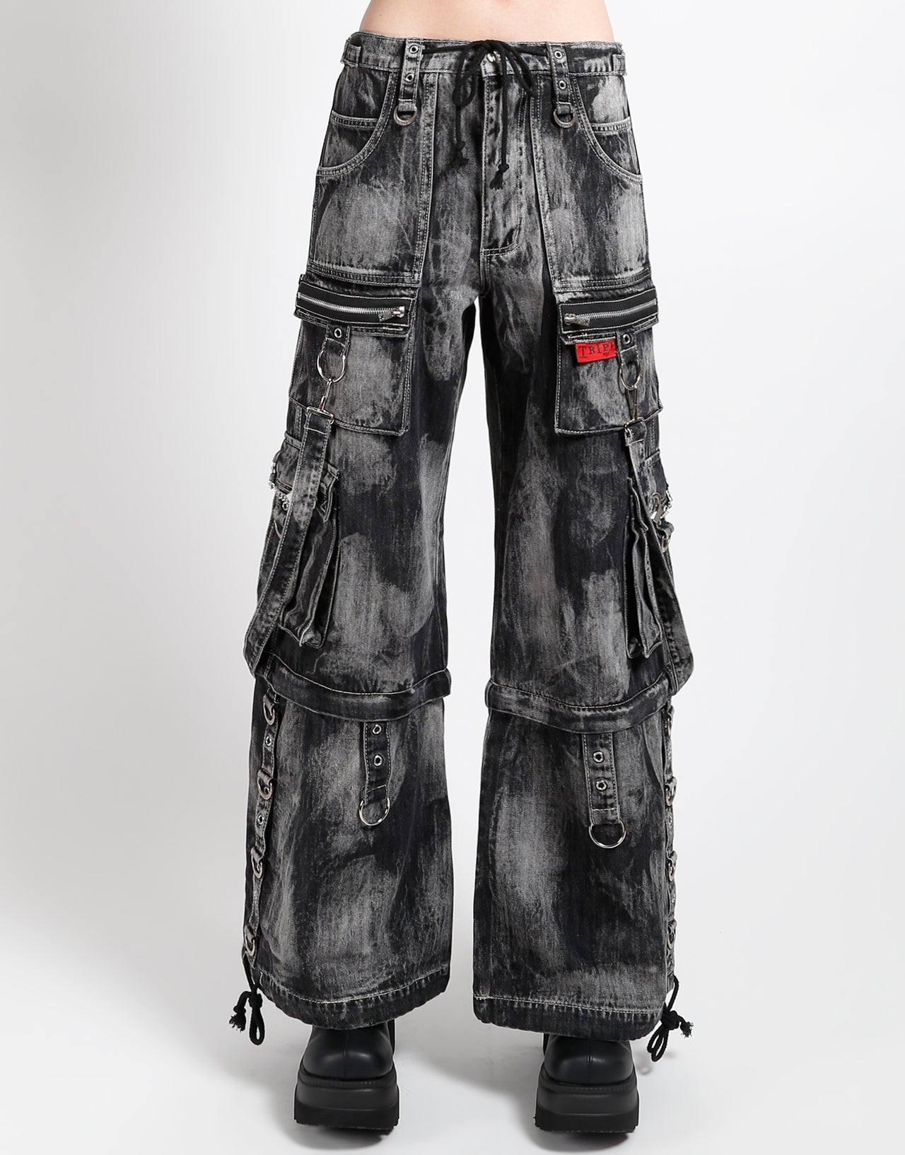 ZIP LOCK PANT STORM WASH BLACK DENIM