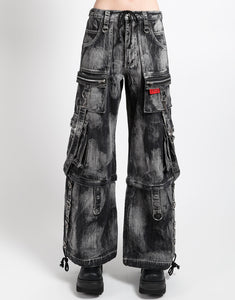 ZIP LOCK PANT STORM WASH BLACK DENIM