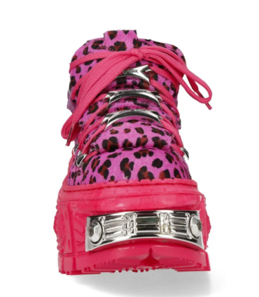 M-106WALL-C26 LEOPARD PINK PLATFORM