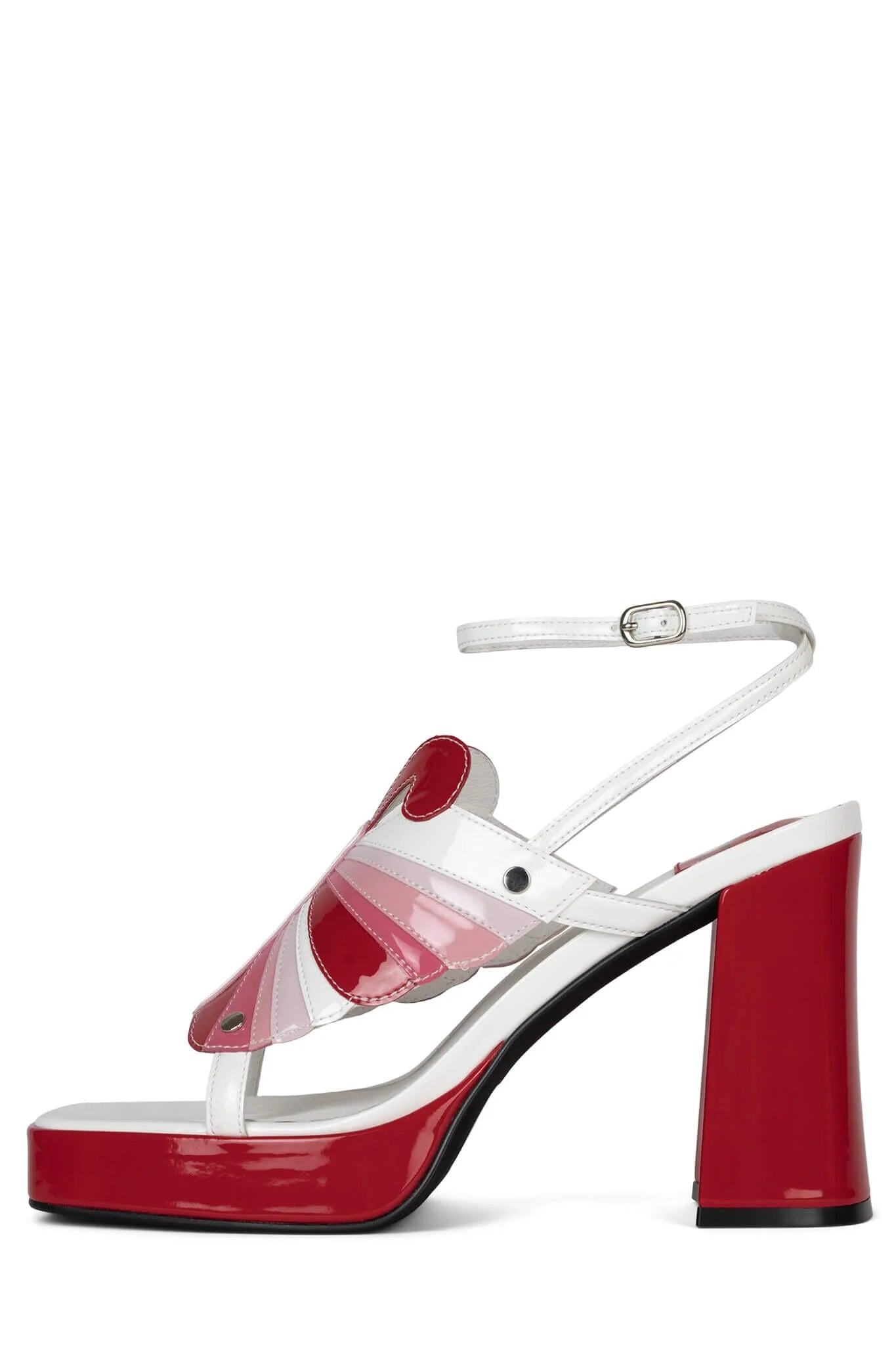 MONARCH L RED PATENT