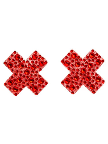 X-FACTOR NIPPLE COVERS RED