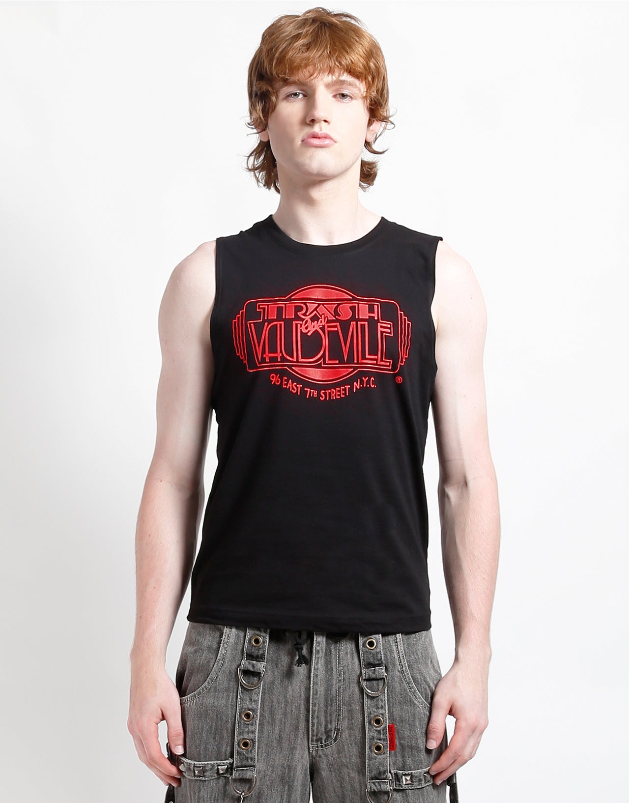TRASH & VAUDEVILLE ADULT SLEEVELESS T-SHIRT
