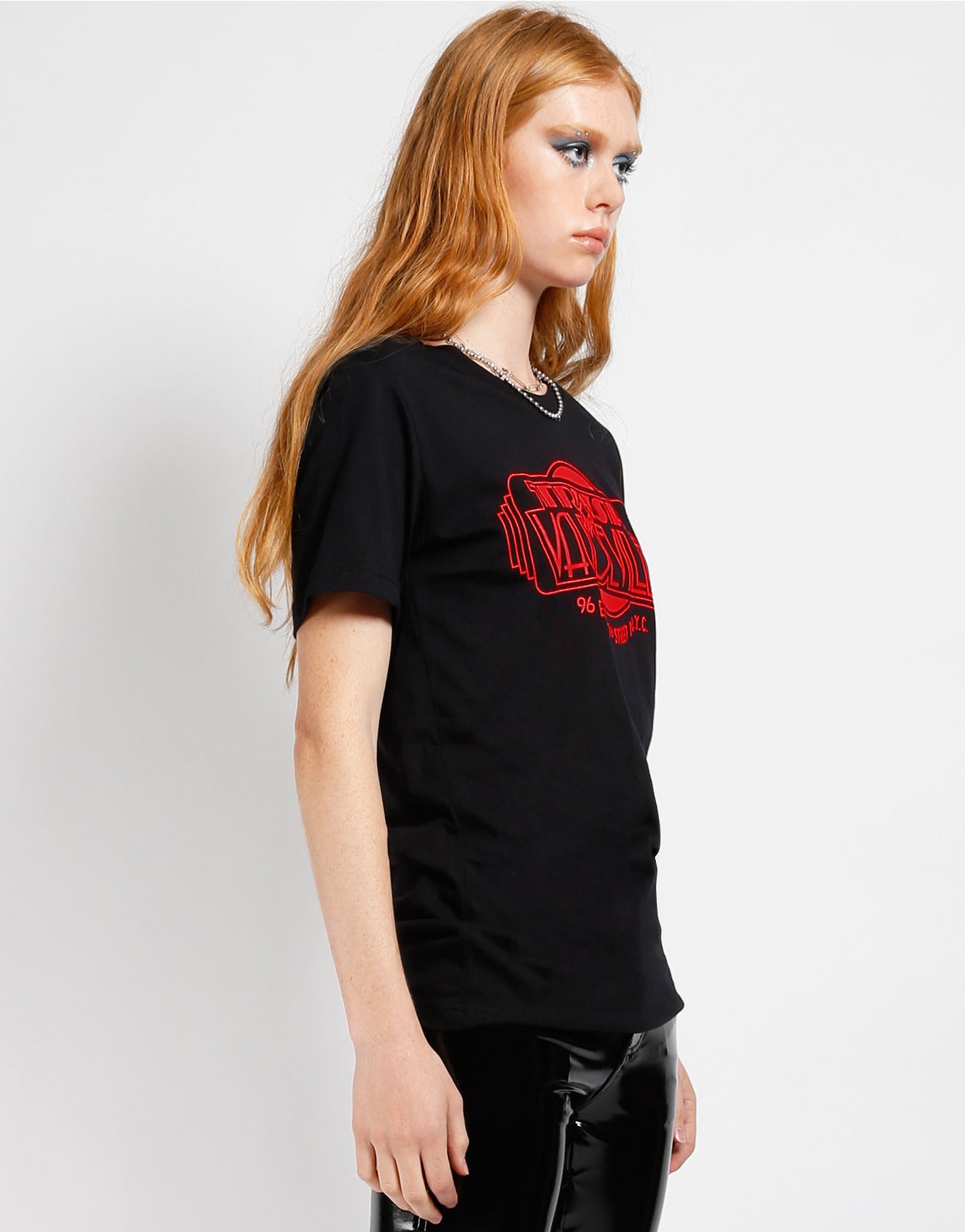 Black & Red Trash & Vaudeville Logo T-Shirt
