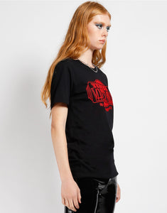 Black & Red Trash & Vaudeville Logo T-Shirt