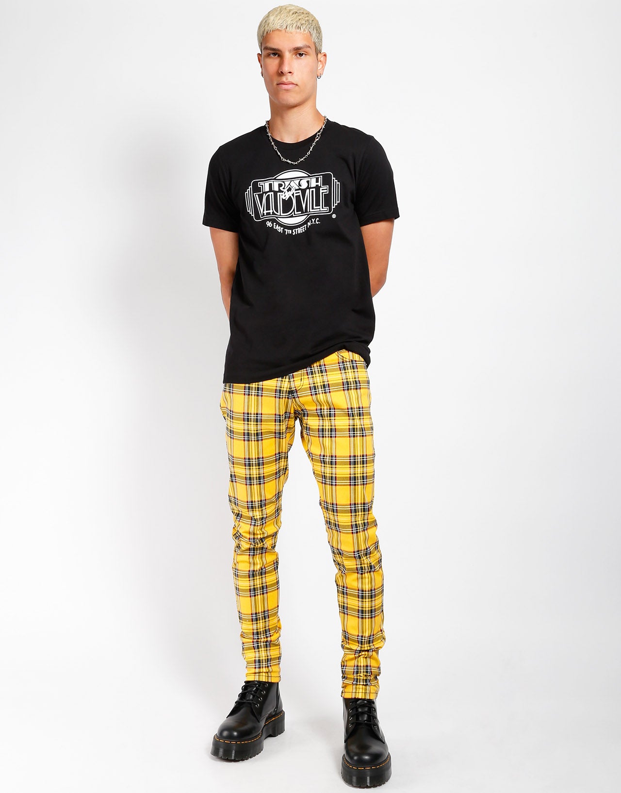 Black & White Trash & Vaudeville Logo T-Shirt