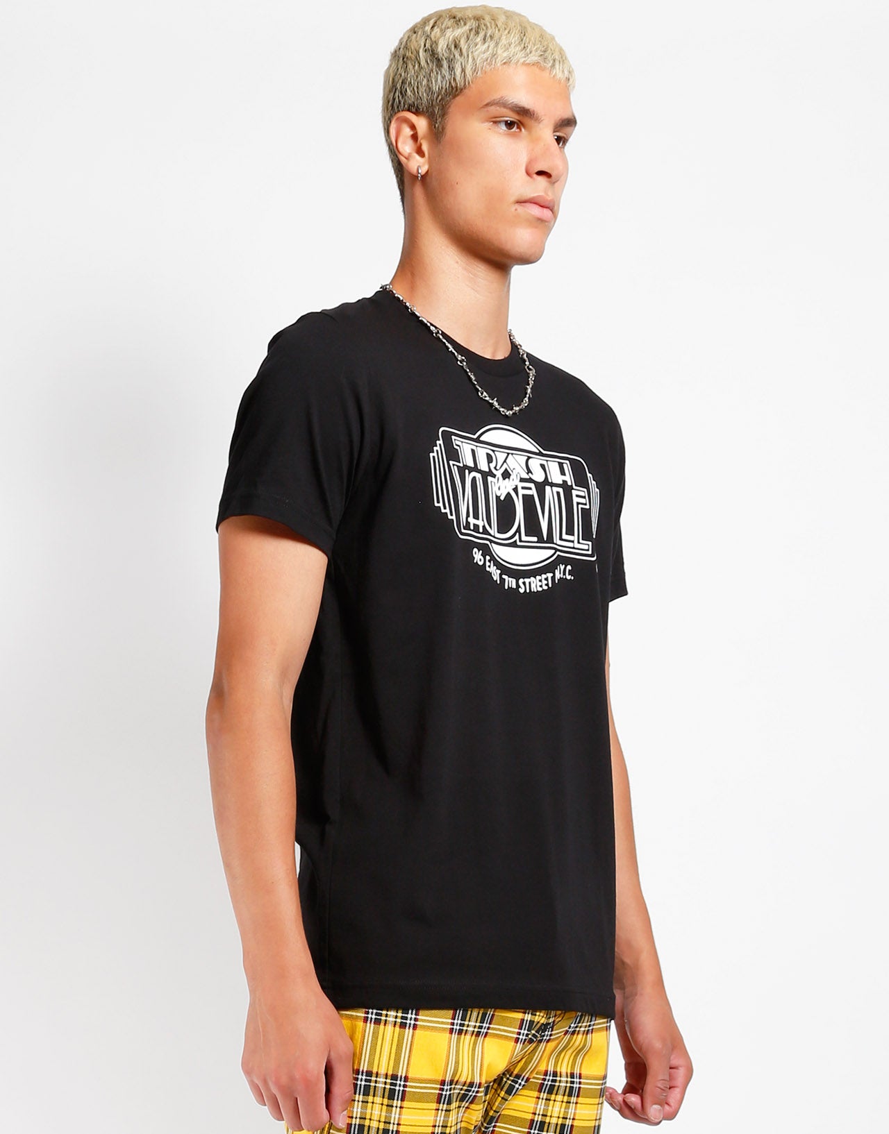 Black & White Trash & Vaudeville Logo T-Shirt