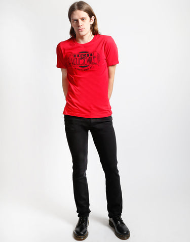Red & Black Trash & Vaudeville Logo T-Shirt