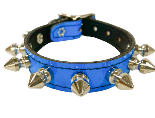 SPIKE BUCKLE BRACELET BLUE