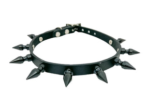 SPIKE CHOKER BLACK/BLACK