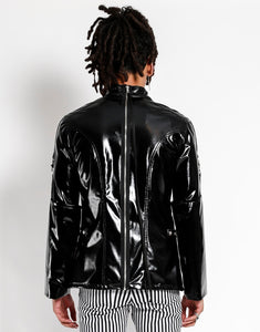 PVC VINYL BONDAGE LOCK JACKET – trashandvaudeville