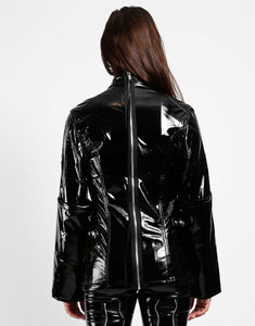 PVC VINYL BONDAGE LOCK JACKET – trashandvaudeville