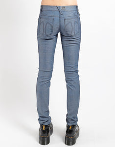 REVERSIBLE JEAN PINK CHEETAH