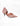 RUCHED RUFFLE KITTEN HEELS IN PINK
