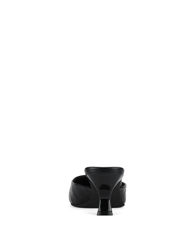 STETSON BLACK CROCO MULES
