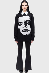 SOMEWHERE BETWEEN SCIENCE AND SUPERSITION SWEATER