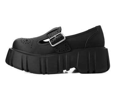 T BAR BROGUE SHOE BLACK