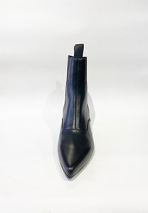 FRED BEATLE BOOT BLACK LEATHER