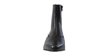 MARLON WINKLEPICKER SIDE ZIP BOOT IN BLACK LEATHER