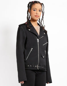 TRASH & VAUDEVILLE BIKER MOTO JACKET