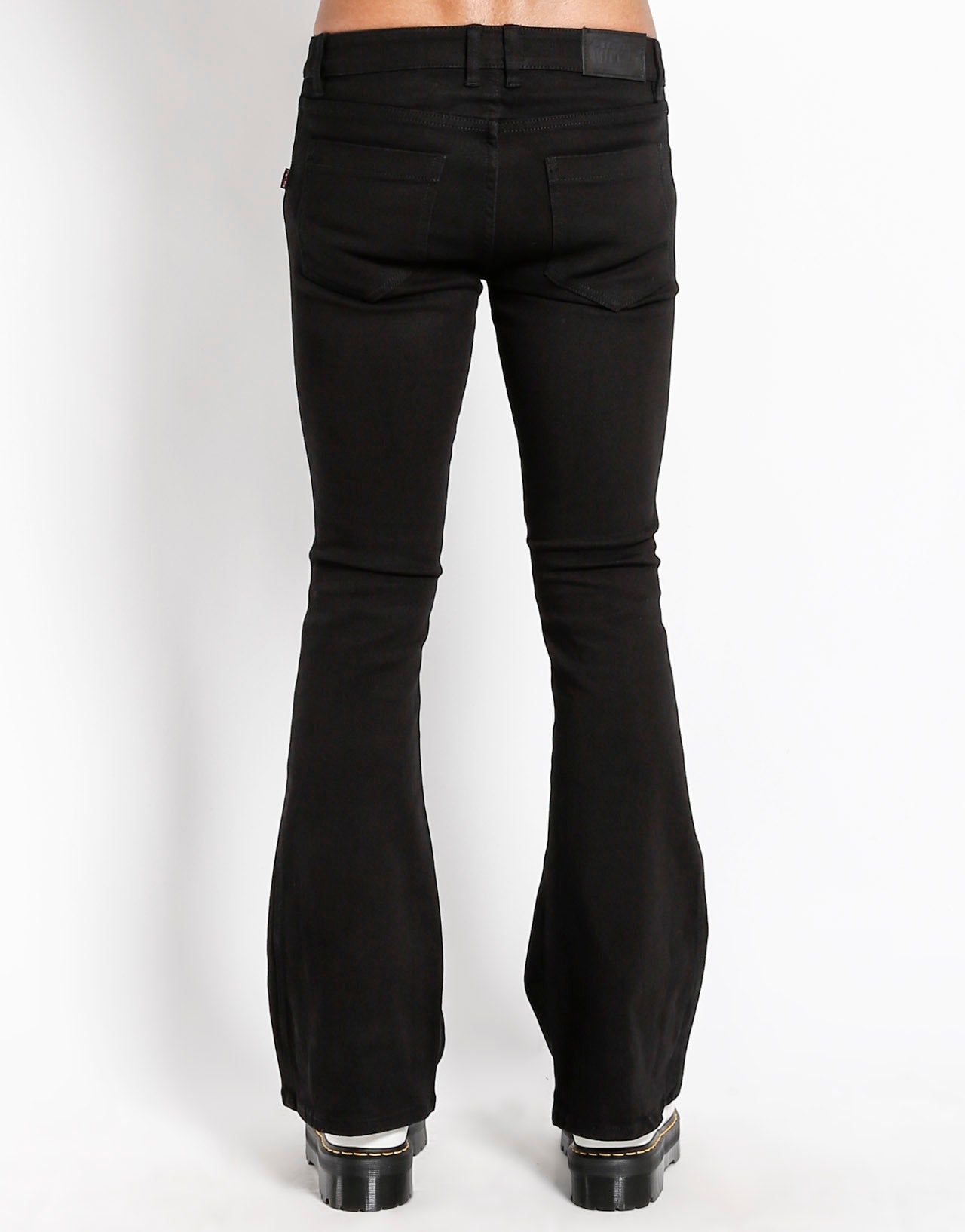 TRASH & VAUDEVILLE BLACK FLARE JEAN