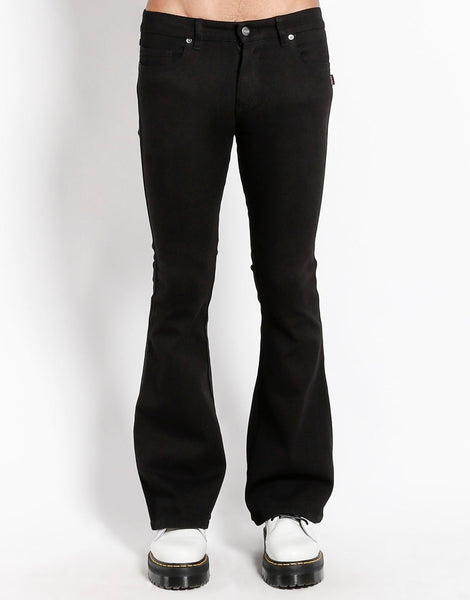 TRASH & VAUDEVILLE BLACK FLARE JEAN – trashandvaudeville