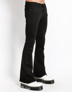 TRASH & VAUDEVILLE BLACK FLARE JEAN