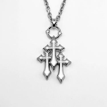 TRIPLE CROSS NECKLACE