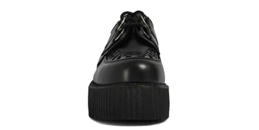 ORIGINAL WULFRUN DOUBLE SOLE CREEPERS IN BLACK LEATHER
