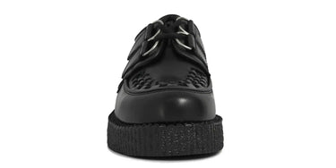 ORIGINAL WULFRUN SINGLE SOLE CREEPERS IN BLACK LEATHER