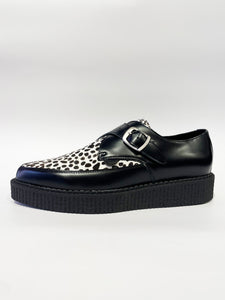 APOLLO BLACK WHITE LEOPARD CREEPERS SHOES trashandvaudeville APOLLO BLACK WHITE LEOPARD CREEPERS SHOES trashandvaudeville
