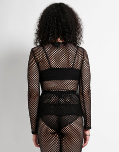 MARY Q MESH TOP