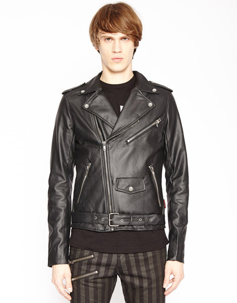 Faux Leather Moto Jacket – trashandvaudeville