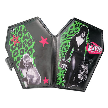 ELVIRA COFFIN LEOPARD WALLET