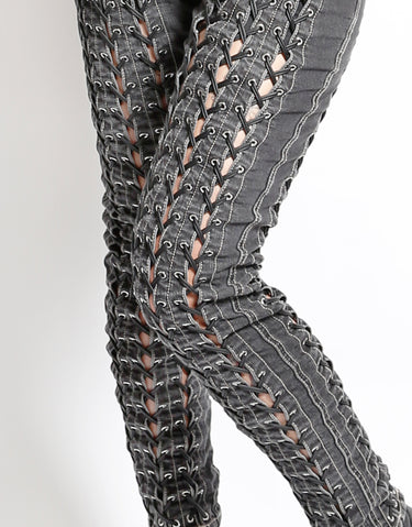 MEDIEVAL PANT BLACK DENIM