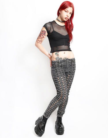 MEDIEVAL PANT BLACK DENIM